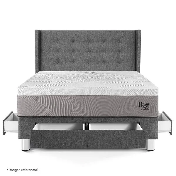 Dormitorio con Cajones Royal Balanzze Gold | 2 plazas