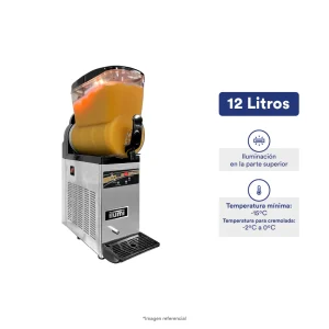 Máquina cremoladera con 1 tolva de 12 litros