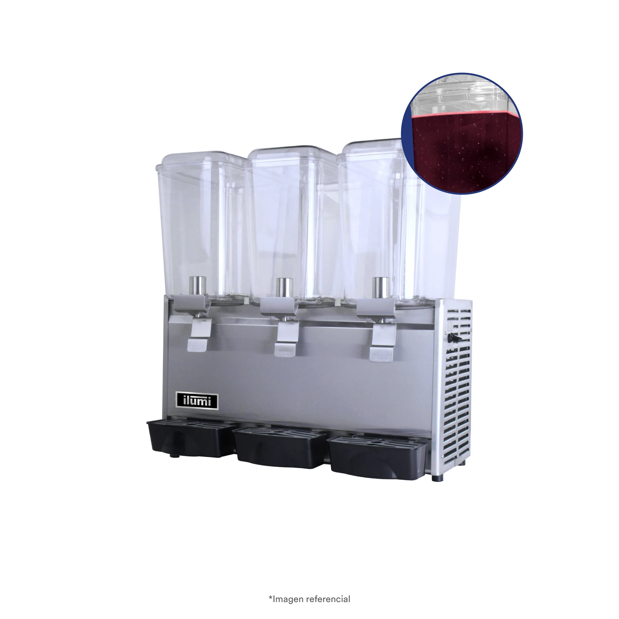 Dispensador de jugos de 54 litros con 3 tolvas - Imagen 2