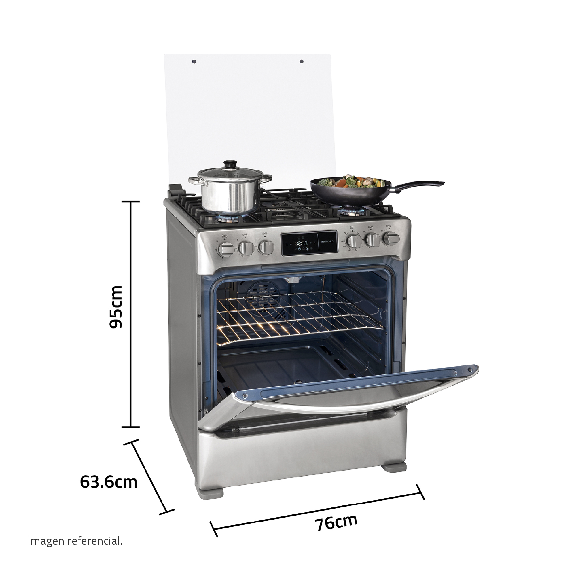 COCINA MONTECARLO 30” | 5 QUEMADORES - Imagen 6