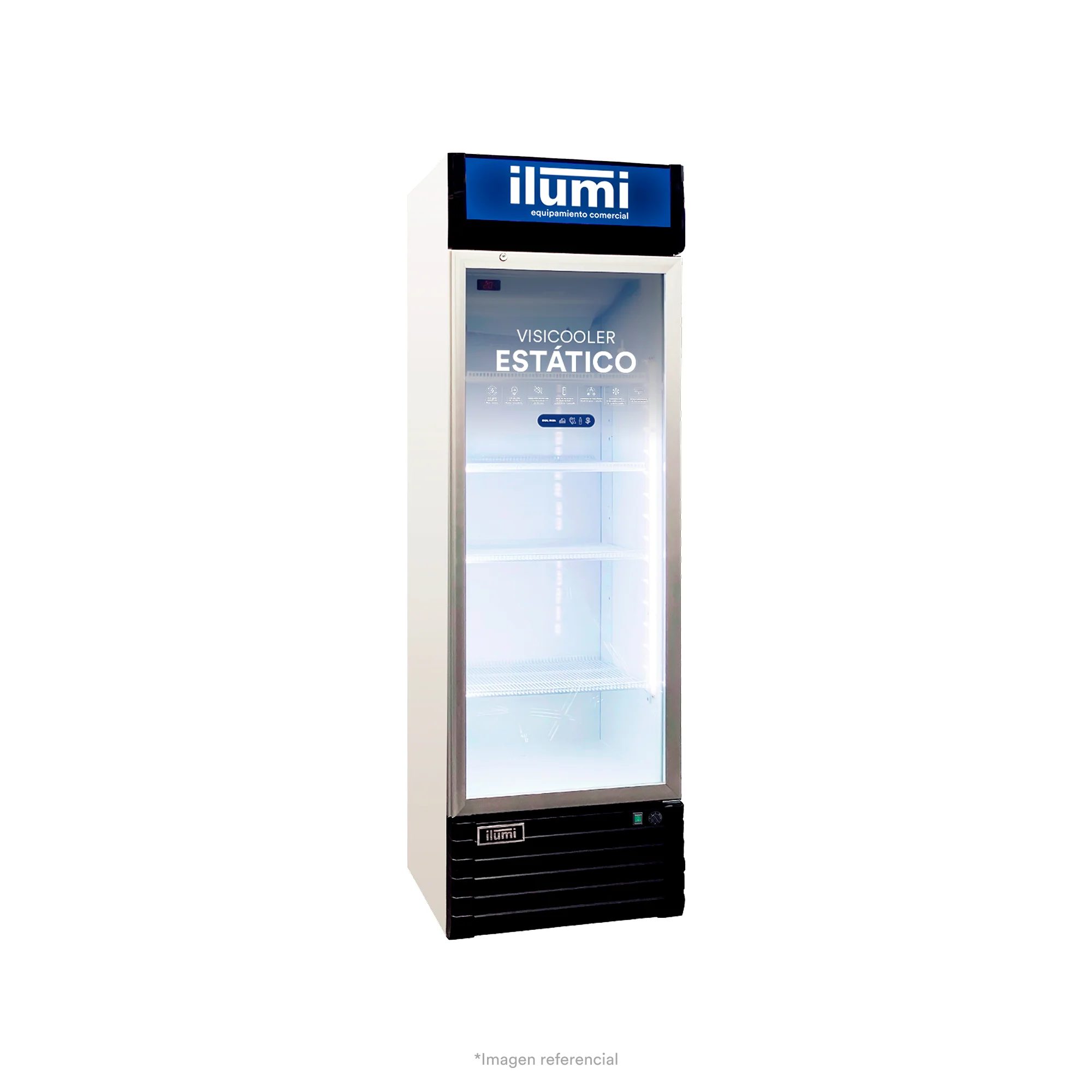 Visicooler con iluminación LED de 320 litros