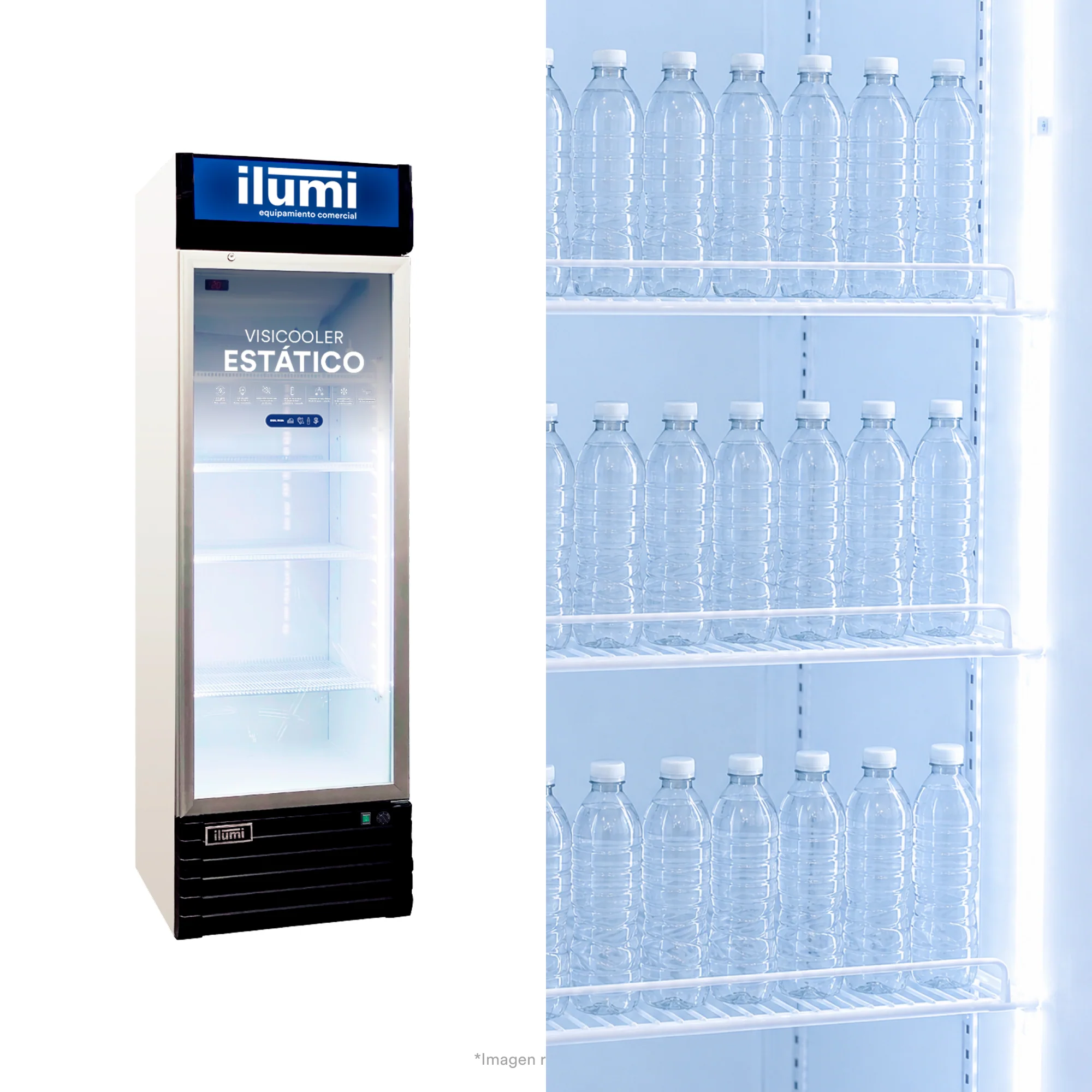 Visicooler con iluminación LED de 320 litros - Imagen 3