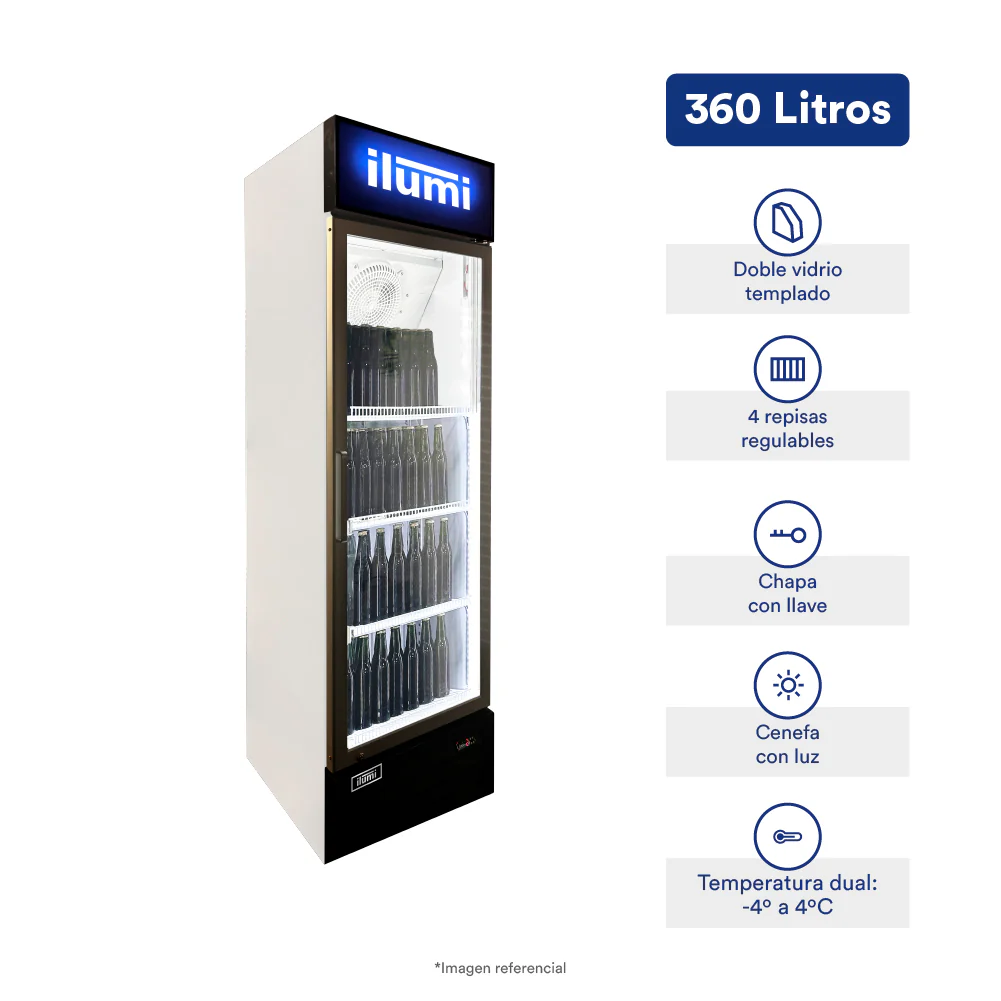 Visicooler diseñado para cervezas Fan Cooling de 360 litros - Imagen 2